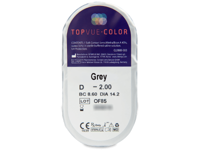 TopVue Color - Grey - correttive (2 lenti) - Blister pack preview
