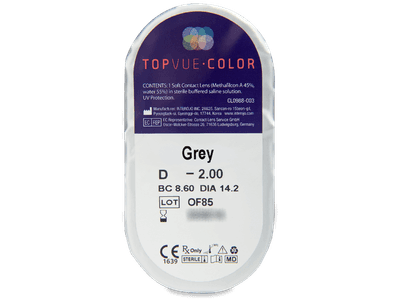 TopVue Color - Grey - correttive (2 lenti) - Blister pack preview