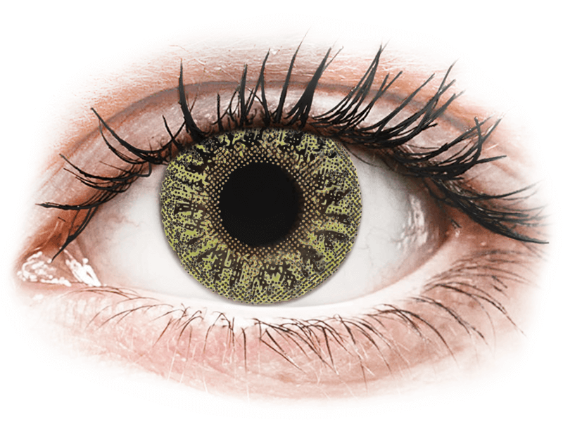 TopVue Color - Green - correttive (2 lenti) - Coloured contact lenses