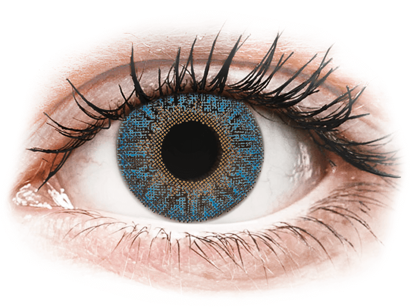 TopVue Color - True Sapphire - correttive (2 lenti) - Coloured contact lenses