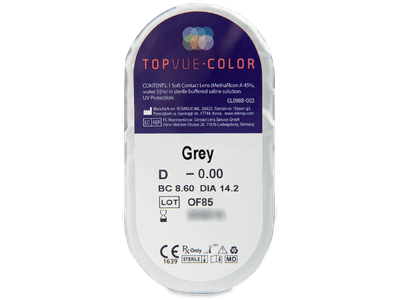 TopVue Color - Grey - non correttive (2 lenti) - Blister pack preview