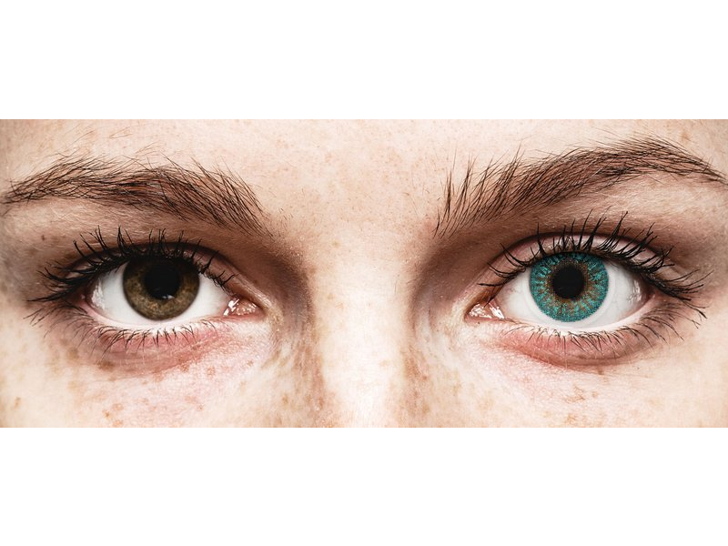 TopVue Color - Turquoise - non correttive (2 lenti)