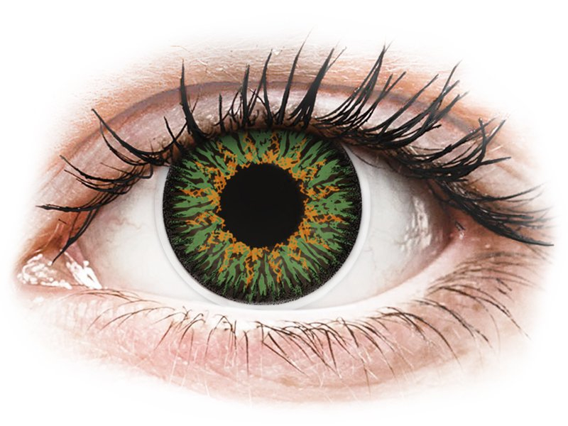 ColourVUE Glamour Green - non correttive (2 lenti) - Coloured contact lenses