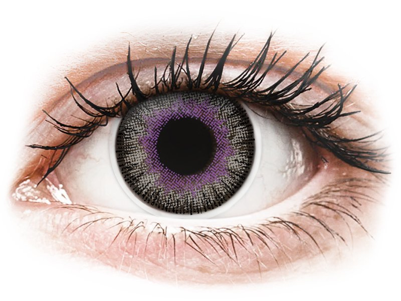 ColourVUE Fusion Violet Gray - non correttive (2 lenti) - Coloured contact lenses