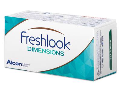 FreshLook Dimensions Carribean Aqua - correttive (6 lenti)