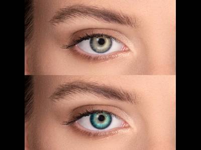 FreshLook Dimensions Carribean Aqua - correttive (6 lenti)