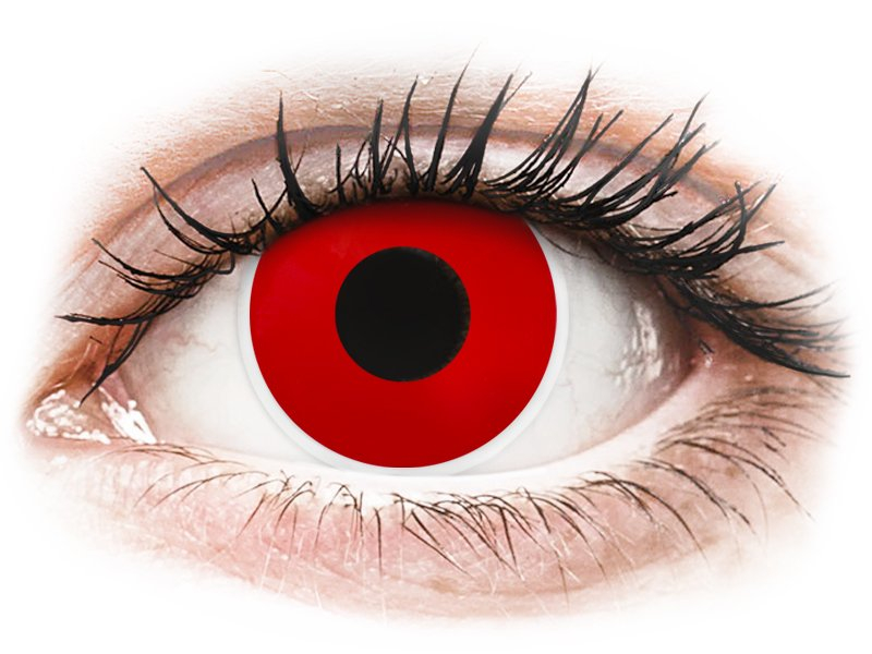 ColourVUE Crazy Lens - Red Devil - giornaliere non correttive (2 lenti) - Coloured conact lenses