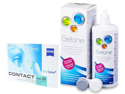 Carl Zeiss Contact Day 30 Compatic Toric (6 lenti) + soluzione Gelone 360 ml - Previous design