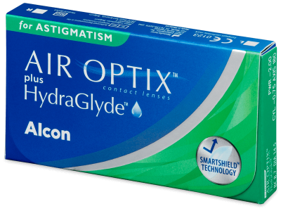 Air Optix plus HydraGlyde for Astigmatism (6 lenti) - Monthly contact lenses