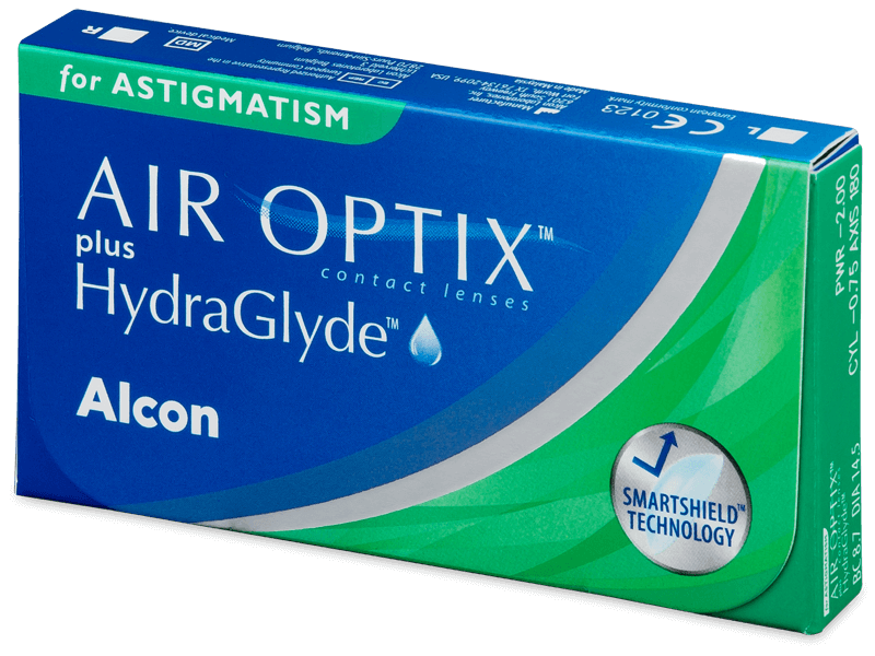 Air Optix plus HydraGlyde for Astigmatism (6 lenti) - Monthly contact lenses