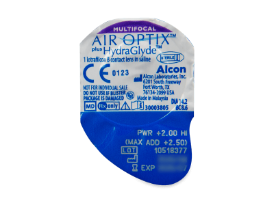 Air Optix plus HydraGlyde Multifocal (6 lenti) (6 lenti) - Blister pack preview
