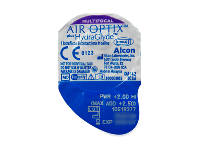 Air Optix plus HydraGlyde Multifocal (6 lenti) (6 lenti) - Blister pack preview