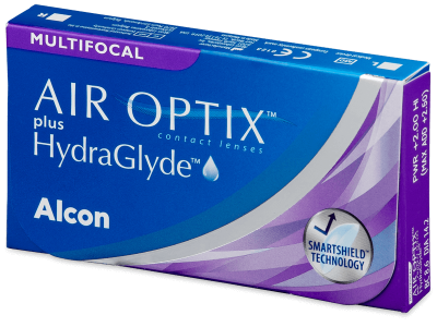 Air Optix plus HydraGlyde Multifocal (6 lenti) (6 lenti) - Monthly contact lenses