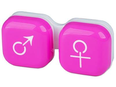Astuccio porta lenti man&woman - pink