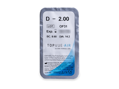 TopVue Air (6 lenti) - Blister pack preview