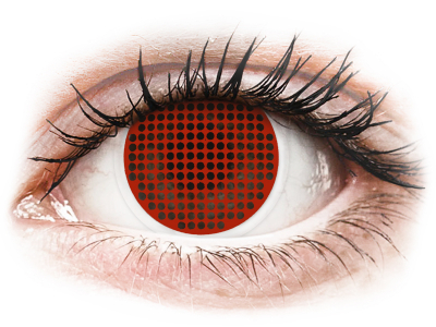 ColourVUE Crazy Lens - Red Screen - non correttive (2 lenti) - Coloured contact lenses