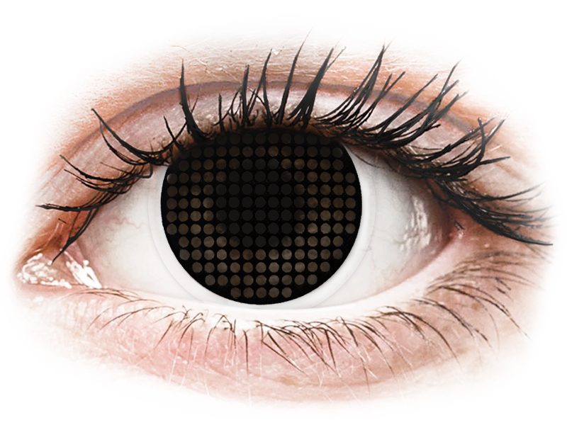 ColourVUE Crazy Lens - Black Screen - non correttive (2 lenti) - Coloured contact lenses
