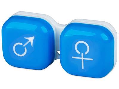 Astuccio porta lenti man&woman - blue