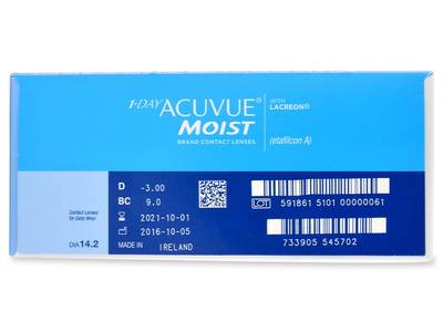 1 Day Acuvue Moist (180 lenti) - Attributes preview