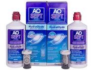 Soluzione AO SEPT PLUS HydraGlyde 2x360 ml Soluzione - Soluzione AO SEPT PLUS HydraGlyde 2x360 ml
