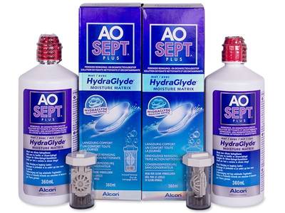 Soluzione AO SEPT PLUS HydraGlyde 2 x 360 ml - Previous design