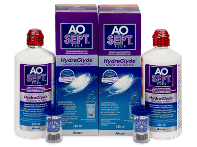 Soluzione AO SEPT PLUS HydraGlyde 2 x 360 ml - Questo prodotto è disponibile anche in questo formato