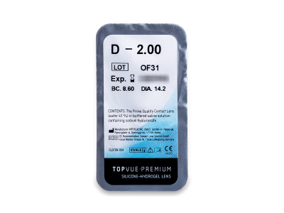 TopVue Premium (6 lenti) - Blister pack preview