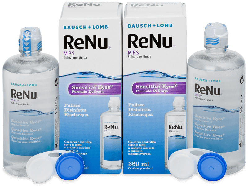 Soluzione ReNu MPS Sensitive Eyes 2 x 360 ml - Economy duo pack - solution