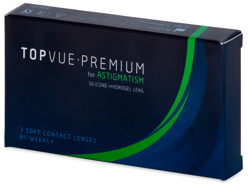 TopVue Premium for Astigmatism (3 lenti) - Toric contact lenses