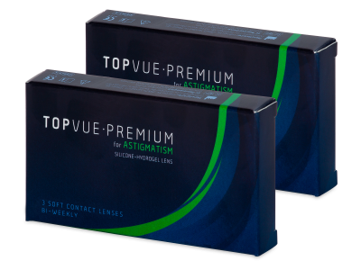 TopVue Premium for Astigmatism (6 lenti) - Toric contact lenses