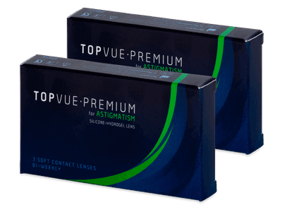 TopVue Premium for Astigmatism (6 lenti) - Toric contact lenses