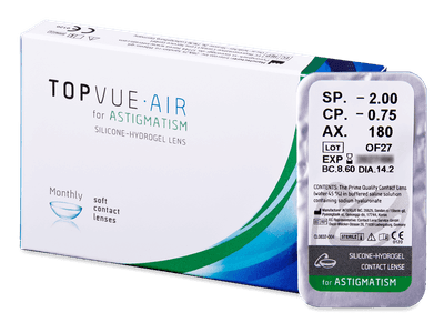 TopVue Air for Astigmatism (1 lente) - Toric contact lenses