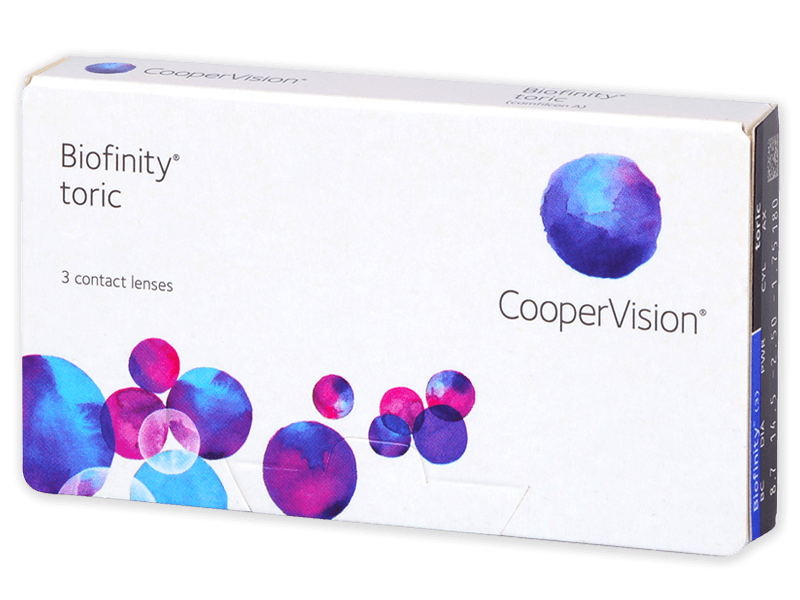Biofinity Toric (3 lenti) - Toric contact lenses