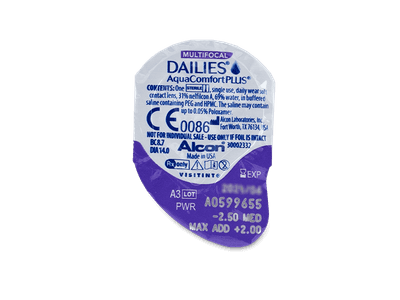 Dailies AquaComfort Plus Multifocal (90 lenti) - Blister pack preview