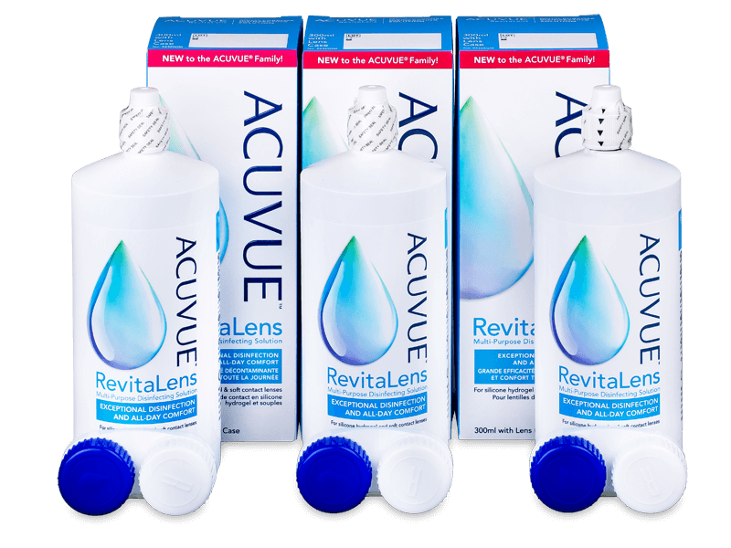 Soluzione Acuvue RevitaLens 3 x 300 ml - Economy 3-pack - solution