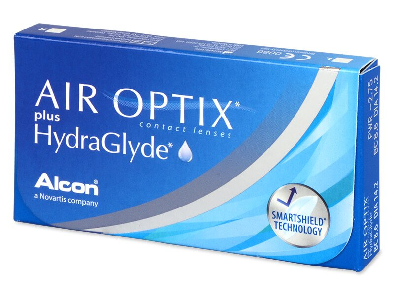 Air Optix plus HydraGlyde (3 lenti) - Monthly contact lenses