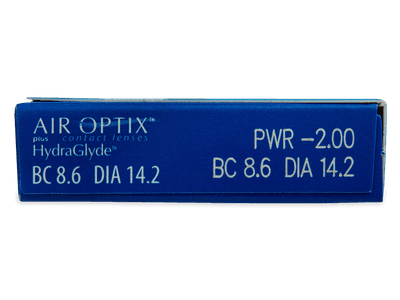 Air Optix plus HydraGlyde (3 lenti) - Attributes preview