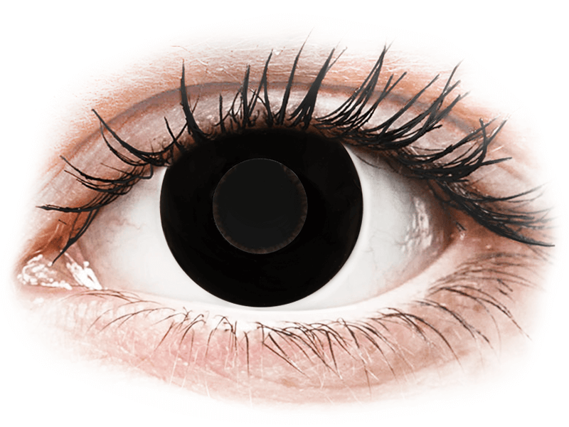 CRAZY LENS - Black Out - giornaliere non correttive (2 lenti) - Coloured contact lenses