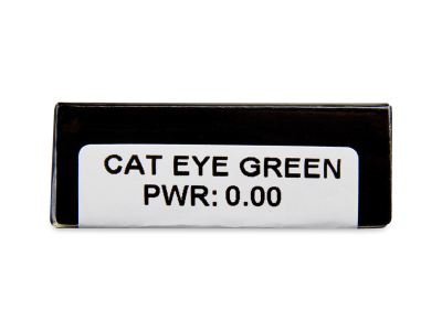 CRAZY LENS - Cat Eye Green - giornaliere non correttive (2 lenti) - Attributes preview