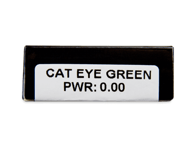 CRAZY LENS - Cat Eye Green - giornaliere non correttive (2 lenti) - Attributes preview