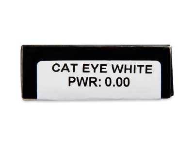 CRAZY LENS - Cat Eye White - giornaliere non correttive (2 lenti) - Attributes preview