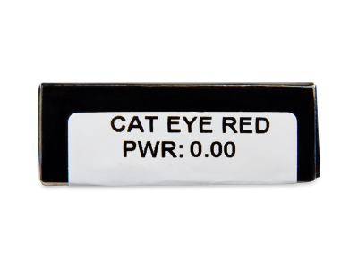 CRAZY LENS - Cat Eye Red - giornaliere non correttive (2 lenti) - Attributes preview