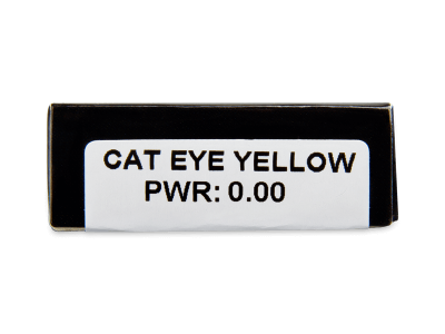 CRAZY LENS - Cat Eye Yellow - giornaliere non correttive (2 lenti) - Attributes preview