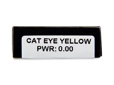 CRAZY LENS - Cat Eye Yellow - giornaliere non correttive (2 lenti) - Attributes preview