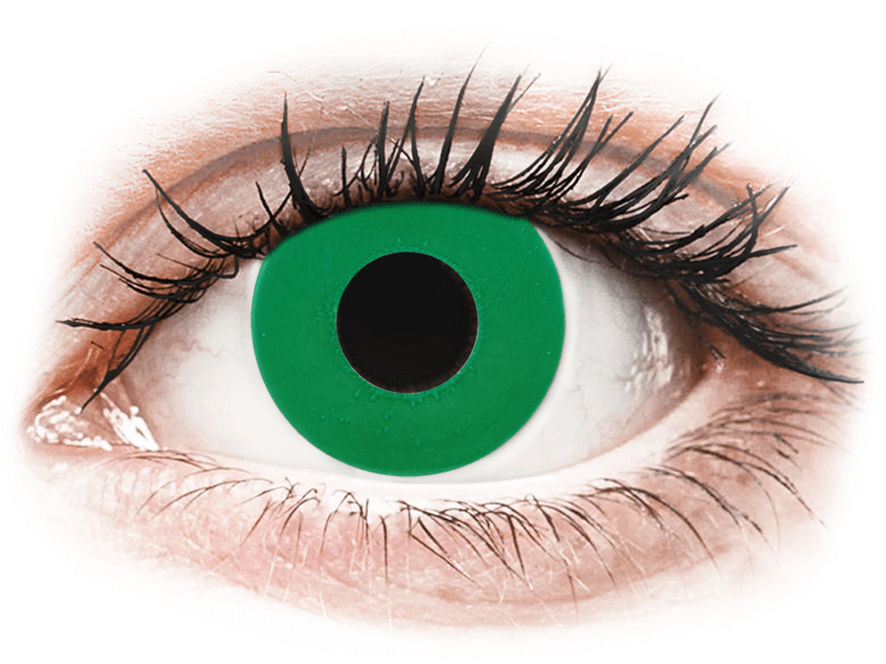 CRAZY LENS - Emerald Green - giornaliere correttive (2 lenti) - Coloured contact lenses