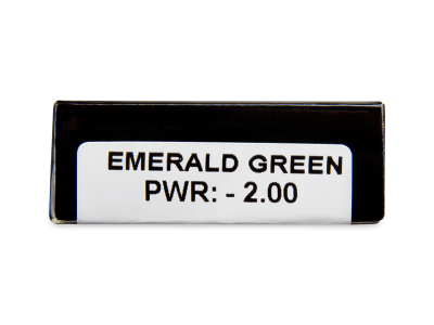 CRAZY LENS - Emerald Green - giornaliere correttive (2 lenti) - Attributes preview