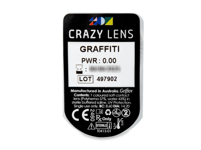 CRAZY LENS - Graffiti - giornaliere non correttive (2 lenti) - Blister pack preview