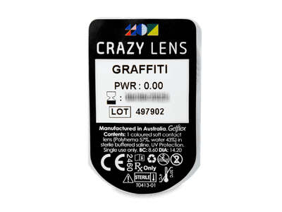 CRAZY LENS - Graffiti - giornaliere non correttive (2 lenti) - Blister pack preview