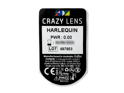 CRAZY LENS - Harlequin - giornaliere non correttive (2 lenti) - Blister pack preview