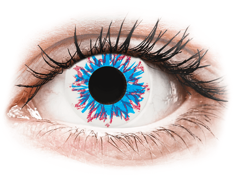 CRAZY LENS - Harlequin - giornaliere non correttive (2 lenti) - Coloured contact lenses
